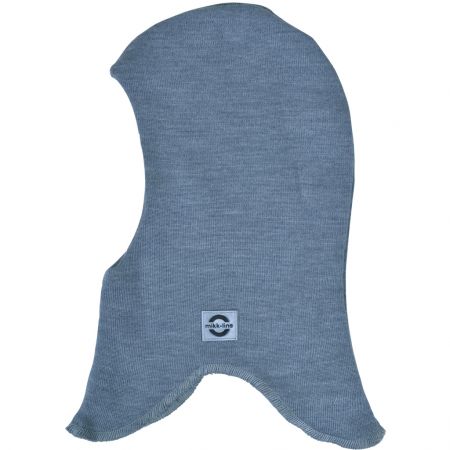 Mikk-Line Mikk - Line dětská vlněná merino kukla 9100 Light Grey Melange Velikost: 110/116 Merino vlna