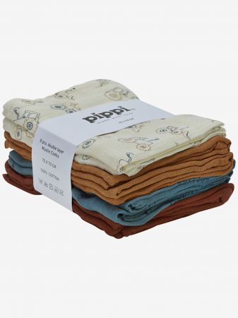 Pippi mušelínová plena set 8 kusů 5194 - 726