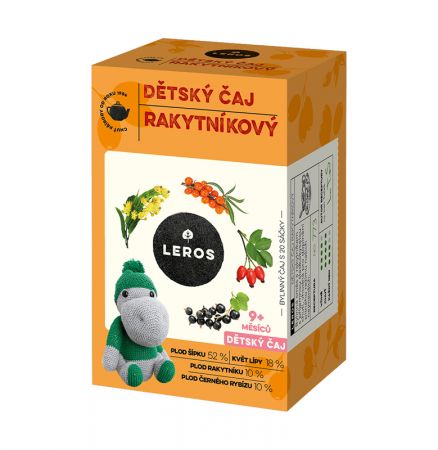 LEROSBABY LEROS Čaj dětský Rakytníkový 20x2g