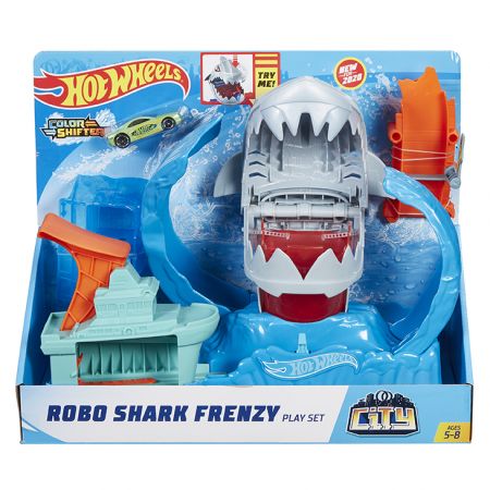 MATTEL - Hot Wheels City Šílená Žraločí Smyčka