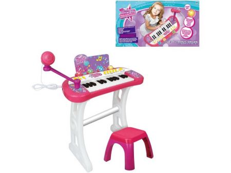 MADE - E - piáno na baterie se stojanem a s mikrofonem
