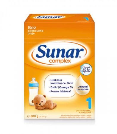 SUNAR SUNAR Complex 1 Mléko počáteční 600 g