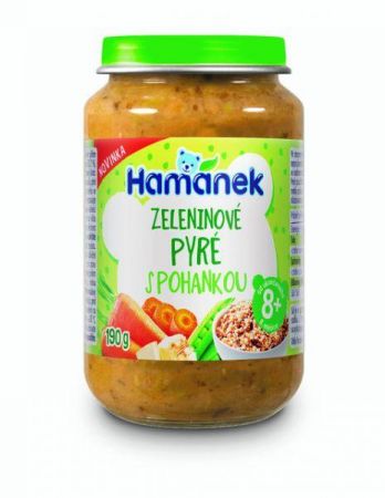 HAMANEK HAMÁNEK Zeleninové pyré s pohankou 190 g