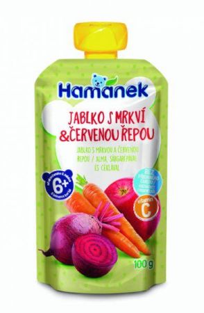 HAMANEK HAMÁNEK Jablko s mrkví & červenou řepou 100 g