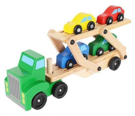 Kruzzel Dřevěný nákladní automobil - odtahovka