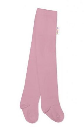 Baby Nellys Dětské punčocháče bavlněné - pudrové, vel. 92/98, 92-98 (18-36m)