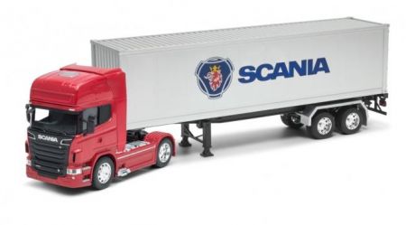 Welly Tahač s přívěsem SCANIA V8 R730 1:32