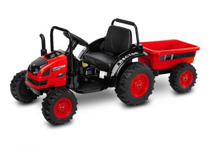 TOYZ Dětské elektrické auto traktor Hector červený