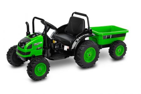 TOYZ Dětské elektrické auto traktor Hector zelený