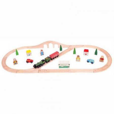 Bigjigs Rail Dřevěná vláčkodráha Flying scotsman