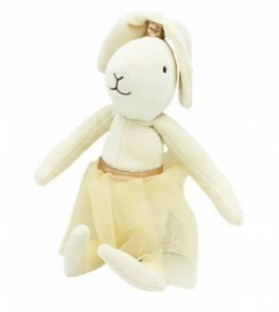 Tulilo Plyšová hračka Králíčice Mrs. Ludvika, 22 cm - krémová