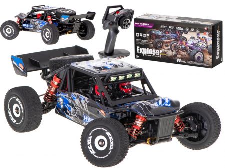 Ikonka RC auto WLtoys 124018 2.4GHz 1:12 55km/h černé