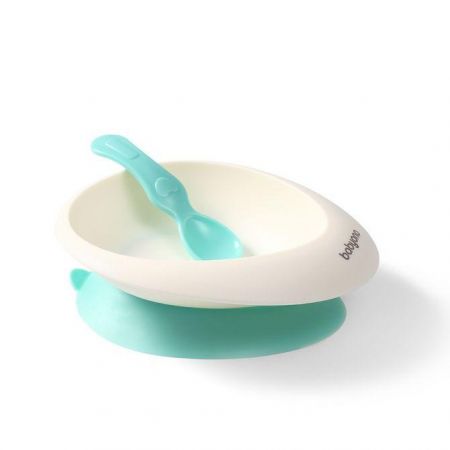 BABY ONO 1077/03 MISKA S PŘÍSAVKOU A LŽIČKOU MÁTA