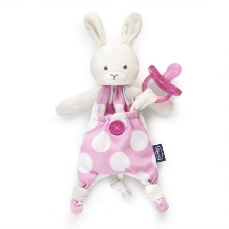 Chicco 072415 PLYŠOVÝ KRÁLÍČEK RŮŽOVÝ