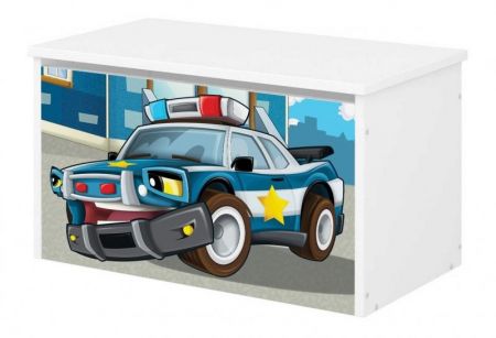 BabyBoo Box na hračky s motivem Policie