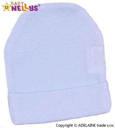 Baby Nellys Novorozenecká čepička - sv. modrá, vel. 56, 56 (1-2m)