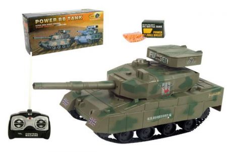 Ikonka RC střelecký tank na dálkové ovládání