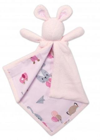Baby Nellys Mazlík, přítulníček Zajíček, fleece