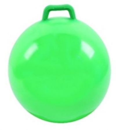 Ikonka Gymnastický skákací míč 45cm zelený