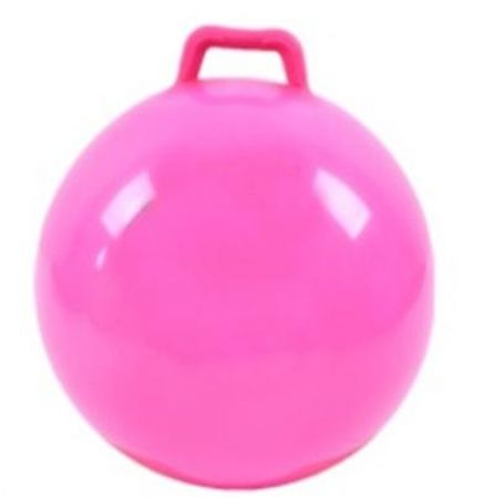 Ikonka Gymnastický skákací míč 45cm růžový
