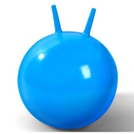 Ikonka Gymnastický skákací míč 65cm modrý
