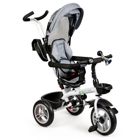 Dětská tříkolka Ecotoys Grey