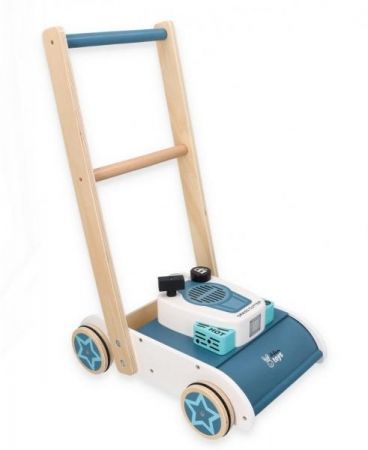 Adam Toys Dřevěná sekačka se zvukem - modrá
