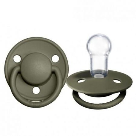 BIBS 1010218 SILIKONOVÁ SAVIČKA DE LUX GREEN HUNTER 0-36