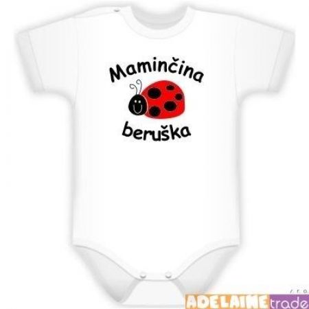 Baby Dejna Body kr. rukáv Kolekce Beruška - Maminčina beruška, vel. 80, 80 (9-12m)