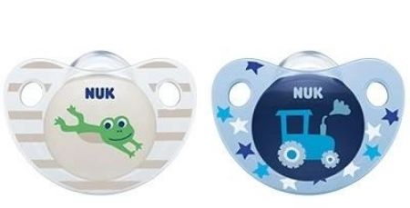 NUK 736138 TRENDLINE SILIKONOVÁ SAVIČKA 6-18 2KS/BOX BEZ DRŽÁKU