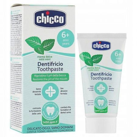Chicco 138708 ZUBNÍ PASTA MENTOLOVÁ 6