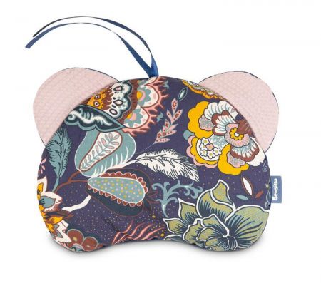 SENSILLO POLŠTÁŘEK DO KOČÁRKU WAFFLE BOHO DIRTY PINK