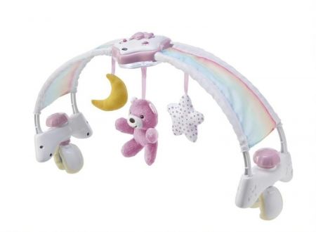 CHICCO ZABAWKI 143283 PANEL/KOLÉBKA RAINBOW SKY PINK