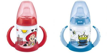 NUK 215290 150ML HRAČKA PŘÍBĚH ÚSTA SIL.NEKAPEK.LÁHEV PRO UČENÍ PITÍ