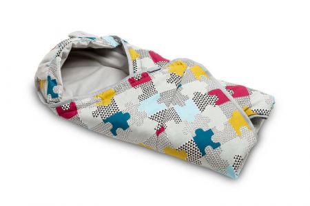 SENSILLO SAMETOVÝ POTAH SEDADLA SAMETOVĚ ŠEDÉ PUZZLE