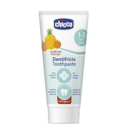 Chicco 138715 FLUORIDOVÁ ZUBNÍ PASTA 50ML OVOCE 1-5 LET