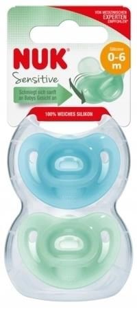 NUK 730379 SM.SIL.SENSITIVE CHLAPEC 0-6 2KS/BOX