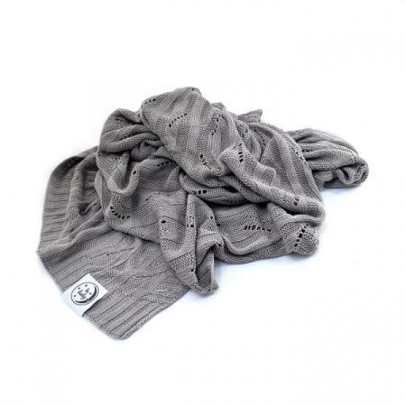 POLDAUN BAMBUSOVÁ DEKA BEBABY STEEL GREY
