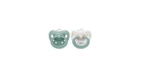NUK 175290 SILIKONOVÝ DUDLÍK S PODPISEM FAMILY LOVE 0-6 2KS/BOX