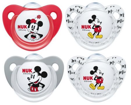 NUK 730130 SM.SIL.DISNEY MICKEY MOUSE 0-6 2KS/BOX
