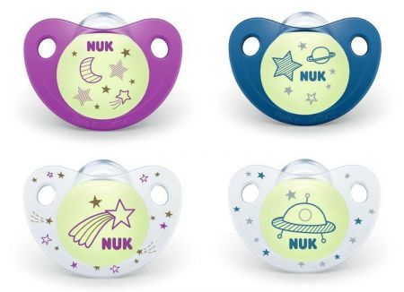 NUK 730043 SM.SIL.NIGHT&DAY 0-6 2KS/BOX BEZ RUKOJETI.