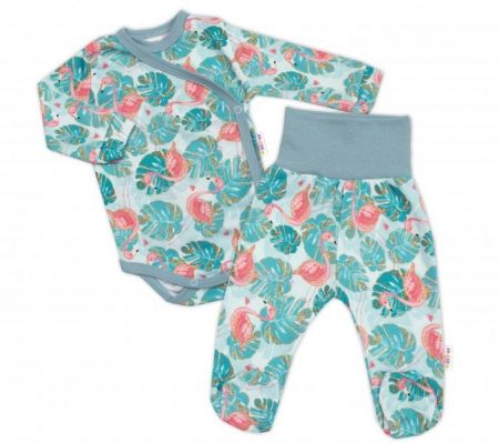 Baby Nellys 2-dílná sada body zap. bokem