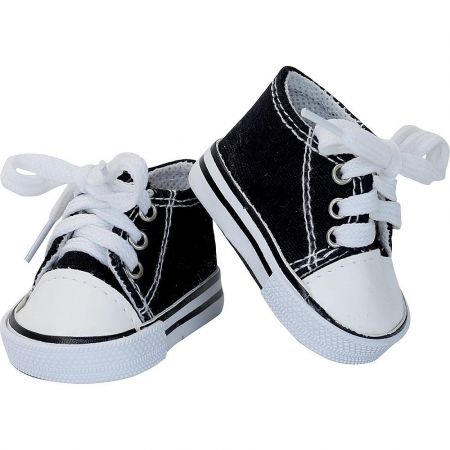 Petitcollin Tenisky černé (pro panenku 36 cm)