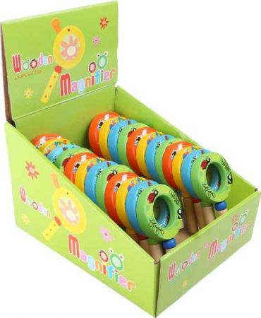 Small foot by Legler Small Foot Displej lupa ze dřeva 24 ks