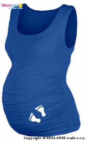 Mamitati Top, tílko Dana s potiskem Nožiček - tm. modrá, vel. L/XL, L/XL
