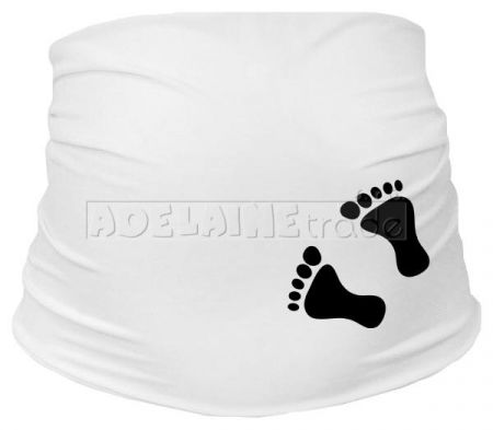 Mamitati Těhotenský pás s nožičkami, vel. S/M - bílý, S/M
