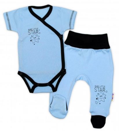 Baby Nellys 2-dílná sada body kr. rukáv