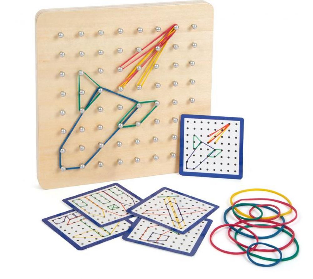 Small foot by Legler Small Foot Dřevěná deska Geoboard