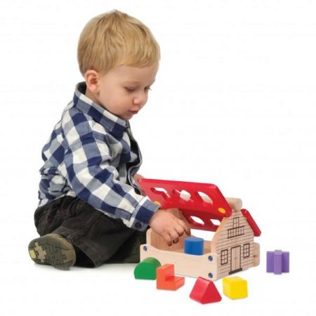 Wonderworld Dřevěná vkládačka Nová pošta