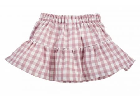 Pinokio Kostkovaná letní sukně Sweet Cherry - lila/bílá, vel. 86, 86 (12-18m)